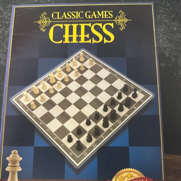 Other - Classic Games Wooden Chess Set – Complete, New